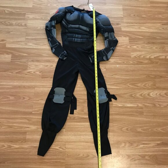 Snake Eyes Child Costume Size L Hasbro Muscle Padded Body Suit ONLY Halloween - Picture 7 of 7